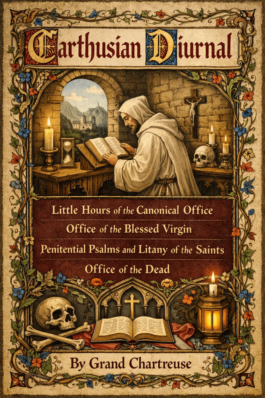 The Carthusian Diurnal, Grand Chartreuse Little Hours of the Canonical Office, Office of the Blessed Virgin, Penitential Psalms and litany of the Saints, Office of the Dead